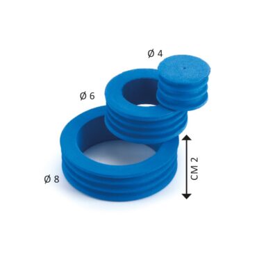 Set avvolgilenza composta da 3 dischetti in neoprene.