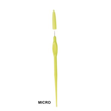 Slamatore pesca con struttura in plastica, munito di ago e clip. Lo Slamatore doppio è indicato per la pesca in mare, fiume e lago.