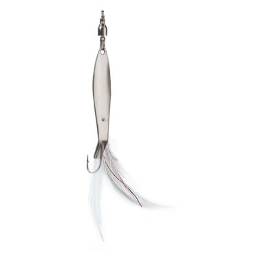 Il cucchiaino da traina con piuma e girella su cuscinetto è un attrezzo essenziale per i pescatori in mare, specialmente per la pesca a traina. Grazie alla piuma colorata, il cucchiaino si muove naturalmente nell'acqua, attrarre i predatori. La girella su cuscinetto evita la torsione della lenza durante la pesca. Questo attrezzo versatile e facile da usare è adatto sia ai pescatori esperti che ai principianti, ed è in grado di catturare diverse specie di pesci in mare, come tonni, spigole e sgombri.