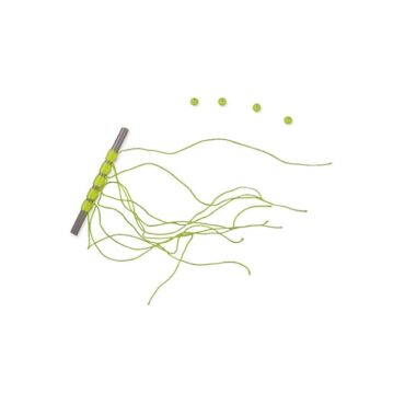 Stopper in lana, ideale per regolare l’altezza dei galleggianti scorrevoli o da utilizzare come segna filo nella pesca a boentino leggero.