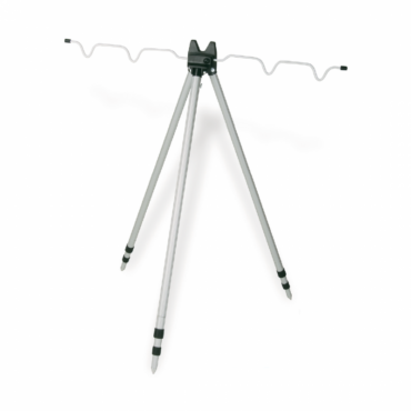 Tripode telescopico in alluminio indicato per la pesca a surfcasting.