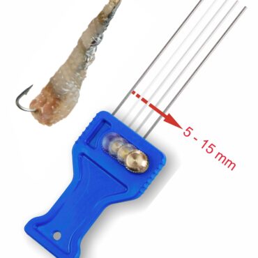 Ago doppio inox, ottimo per facilitare l’innesco sull’amo di sardine, cozze, gamberi, cannolicchi etc. La distanza tra gli aghi può essere variata da 5 a 15 mm permettendo così con un solo attrezzo di realizzare micro inneschi oppure bocconi più voluminosi.

Busta da 1 pezzo, confezione da 10 buste.