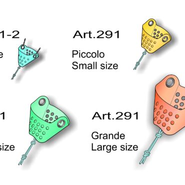 Forniti con 2 blocca elastici e fascette.

Confezione da 10 pezzi.