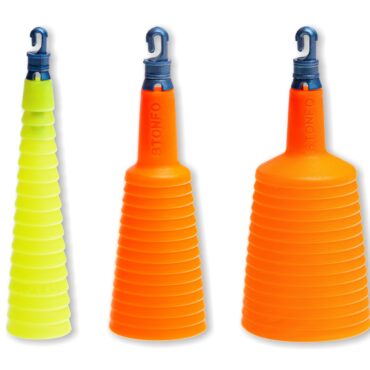 Sistema conico di aggancio per elastico. Leggerissimo, consente la regolazione della tensione dell'elastico.

Confezione da 10 pezzi.