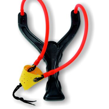 Fionda in plastica con elastici tubolari e bicchierino con rinforzo interno.

Confezione da 10 pezzi.