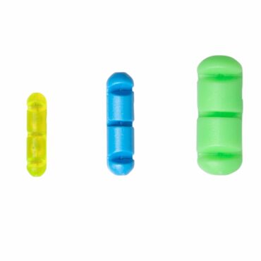 Per bloccare rapidamente sulla lenza piombi ed altri accessori scorrevoli. Ideale per la pesca alla trota, bolentino e surf casting.

Misura 1: Ø 3,5 mm - lunghezza 15 mm.

Misura 2: Ø 5 mm - lunghezza 18,5 mm.

Misura 3: Ø 8 mm - lunghezza 22 mm.

Busta da 10 pezzi, confezione da 10 buste.