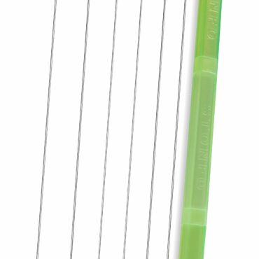 Kit di 6 aghi di tipo diverso forniti in una pratica scatolina in materiale anti-urto con chiusura a scatto.

Il kit comprende:

- 1 ago Testa Rossa cm20

- 1 ago Testa Rossa cm30

- 2 aghi Testa Bianca cm30

- 1 ago Tubolare Senza Punta cm 30

- 1 ago Bibi Testa Rossa cm20.

Scatola da 6 pezzi, confezione da 5 scatole.