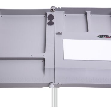 Serbidora ripiegabile e leggera progettata per venire incontro alle molteplici esigenze del pescatore. La sua struttura in materiale plastico resistentissimo è perfettamente smussata e priva di angoli taglienti. Le nicchie di cui è munita possono contenere varie vaschette porta-esche in posizione perfettamente stabile. Altre caratteristiche importanti fanno di questa serbidora un vero e proprio completo banco di lavoro. Attacco a vite metallica universale per paletto posto centralmente. Massima leggerezza gr 700. Dimensioni cm 45x36. Minimo ingombro da chiusa cm 36x26.

Busta da 1 pezzo.

 