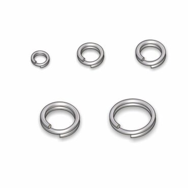 Anelli aperti leggeri in acciaio inossidabile.
Mis.0: Ø int. mm 2,6 - resistenza Kg 5 - peso gr 0,02
Mis.1: Ø int. mm 3 - resistenza Kg 10 - peso gr 0,04
Mis.2: Ø int. mm 4 - resistenza Kg 25 - peso gr 0,12
Mis.3: Ø int. mm 5 - resistenza Kg 17 - peso gr 0,15
Mis.4: Ø int. mm 7 - resistenza Kg 13 - peso gr 0,20
Busta da 20 pezzi, confezione da 10 buste.