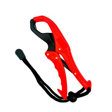 Fish Lip Grip realizzata in plastica ABS leggera e resistente, resistente alla corrosione, include un cordino da polso.