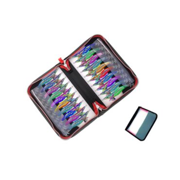 Pratico porta squid che può contenere fino a 20 esche. Prodotta con materiali di altissima qualità.