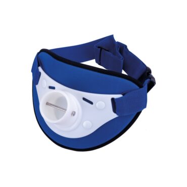 Cintura portacanna da traina, struttura in plastica resistente ed inserto in tessuto. Munita di bicchierino buscolante e chiusura con fibra ascatto.