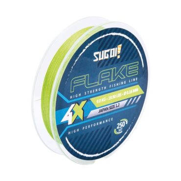 Sugoi Flake 4X, trecciato multifibra, composto da 4 fibre extra forti con una elevata resistenza all’abrasione ed una straordinaria tenuta al nodo. La sua incredibile compattezza garantisce elevate prestazioni di lancio, un braid progettato per essere utilizzato in qualsiasi tecnica di pesca.
Extra Strong Fiber
High Resistance Abrasion
High Strength To The Knot
Xtreme Action