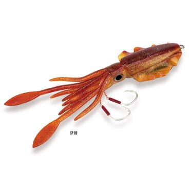Sugoi Kraken, calamaro gommoso estremamente realistico dotato di occhi 3D. Elevata azione di nuoto rivoluzionaria e alto potere attrattivo. Montato con assist giapponese. Ideali per la pesca da fondo.