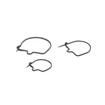 Minuteria indicata per l’innesco di bigattini ed altre esche morbide sull’hair rig. Blister  con misure assortite.