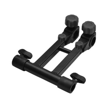 Doppio braccio di supporto porta ombrellone da pesca, accessorio da pesca telescopico da utilizzare con sedie e panchetti da pesca.