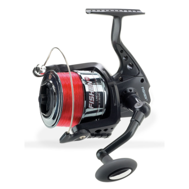 Mulinello frizione anteriore con 3 Cuscinetti, corpo e bobina in grafite con filo imbobinato. Maniglia in metallo tornito e pomello in gomma. Ideale sia per il surf casting che per il bolentino.